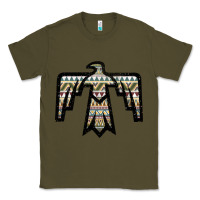 Army Green Western Green Aztec Thunderbird Classic Tee - Bettercallsaul