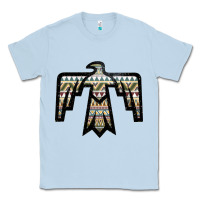 Dusty Blue Western Green Aztec Thunderbird Classic Tee - Bettercallsaul