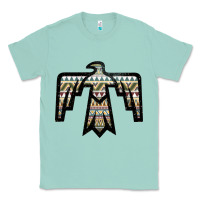 Seafoam Western Green Aztec Thunderbird Classic Tee - Bettercallsaul