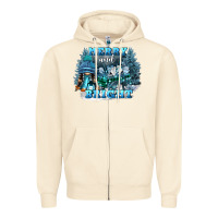 Sandshell merry and bright Zipper Hoodie - FaDigitalArtStudio
