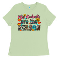 Matcha my students are the reason Ladies Tee - NancyCooperArtShop