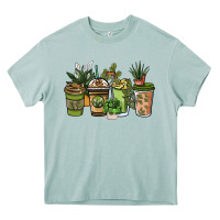 Arona plant lover coffee cups Heavy Core Tee - NancyCooperArtShop