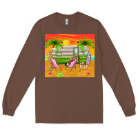 Chestnut summer caravan Long Sleeve Tee - TumblerDesignByShophia