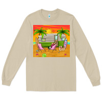 Mushroom summer caravan Long Sleeve Tee - TumblerDesignByShophia