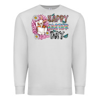 Dove Grey happy easter day Premium Sweatshirt - CowhideDigitalArt