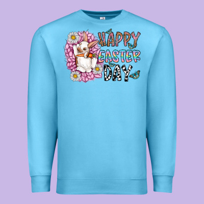 Happy Easter Day Premium Sweatshirt Designed By Cowhidedigitalart