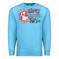 Ocean Blue happy easter day Premium Sweatshirt - CowhideDigitalArt