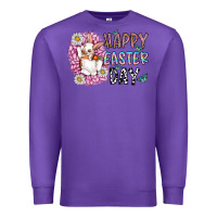 Purple happy easter day Premium Sweatshirt - CowhideDigitalArt