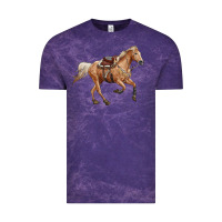 Cloud Purple horse body Vintage Tee - RanaPortraitStore