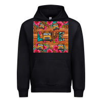 Black love school bus leopard Urban Hoodie - Artiststas