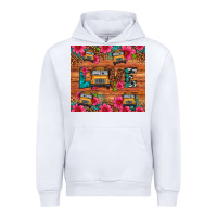 White love school bus leopard Urban Hoodie - Artiststas