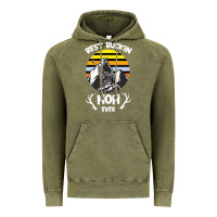 Vintage Olive Best Buckin Mom Ever Vintage Hoodie - Bettercallsaul