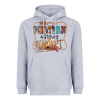 Heather Grey My Western Watching Blanket Heavyweight Hoodie - CowhideDigitalArt