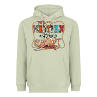 Matcha My Western Watching Blanket Heavyweight Hoodie - CowhideDigitalArt