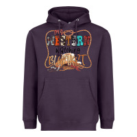 Plum My Western Watching Blanket Heavyweight Hoodie - CowhideDigitalArt