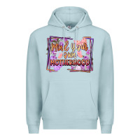 Blue Mist mind your motherhood Premium Hoodie - FaDigitalArtStudio
