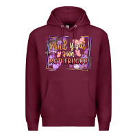 Burgundy mind your motherhood Premium Hoodie - FaDigitalArtStudio