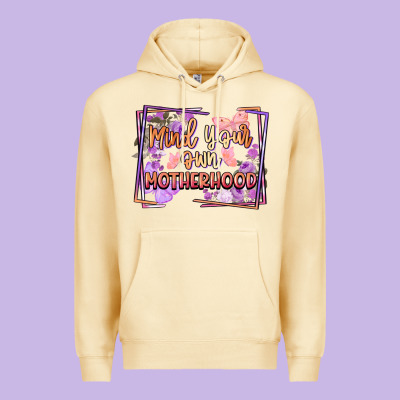 Mind Your Motherhood Premium Hoodie Designed By Fadigitalartstudio