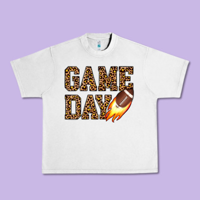 Game Day Football Urban Heavy Tee Designed By Jahusdesignshop