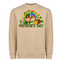 Mushroom St. Patrick's Day Elf with elements Heavyweight Sweatshirt - HowdyJamesFarm