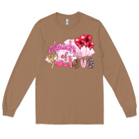 Toasted Coconut Clouds of love with balloons Valentine's Day Long Sleeve Tee - HowdyJamesFarm