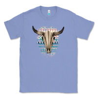 Colony Blue Western Aztec Bull Skull Classic Tee - Bettercallsaul