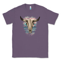 Lavender Western Aztec Bull Skull Classic Tee - Bettercallsaul