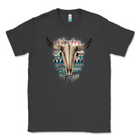 Smoke Western Aztec Bull Skull Classic Tee - Bettercallsaul