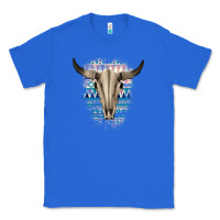True Royal Western Aztec Bull Skull Classic Tee - Bettercallsaul