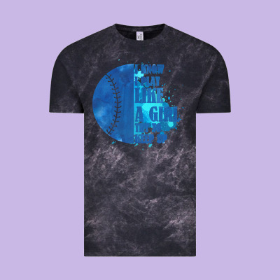 I Know I Play Like A Girl Try To Keep Up Softball Vintage Tee Designed By Bettercallsaul