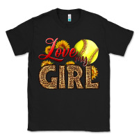 Black Love My Girl Softball Classic Tee - LillyAllenDesigns