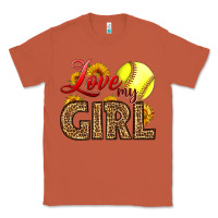 Copper Love My Girl Softball Classic Tee - LillyAllenDesigns
