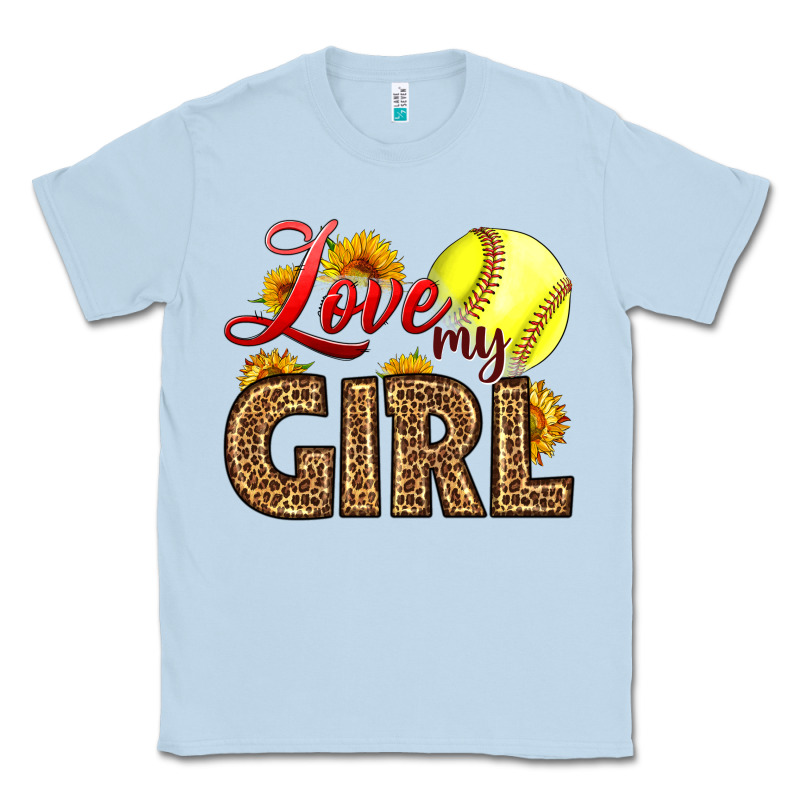 Love My Girl Softball Classic Tee by LillyAllenDesigns | Teevron