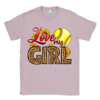 Lilac Love My Girl Softball Classic Tee - LillyAllenDesigns
