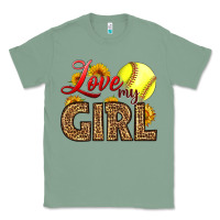 Sage Love My Girl Softball Classic Tee - LillyAllenDesigns