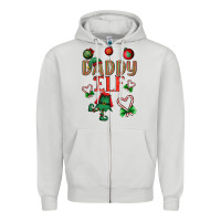 Dove Grey Daddy Elf Zipper Hoodie - BundleAndBundleShop