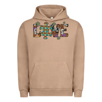 Pigment Burro love autism awareness leopard cowhide Urban Hoodie - Artiststas