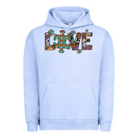Pigment Grape Ice love autism awareness leopard cowhide Urban Hoodie - Artiststas