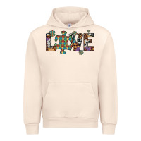 Sandshell love autism awareness leopard cowhide Urban Hoodie - Artiststas