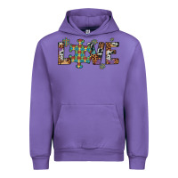 Tulip love autism awareness leopard cowhide Urban Hoodie - Artiststas