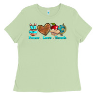 Matcha peace love teach Ladies Tee - NancyCooperArtShop