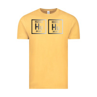 Vintage Mustard Hustle Harder Neon Vintage Tee - Bettercallsaul