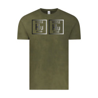 Vintage Olive Hustle Harder Neon Vintage Tee - Bettercallsaul
