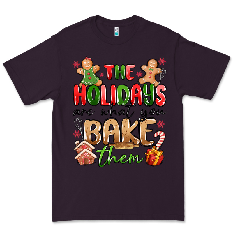 The Holidays Are What You Bake Them Premium Tee by MaliasSmallBusiness | Teevron