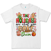 White the holidays are what you bake them Premium Tee - MaliasSmallBusiness