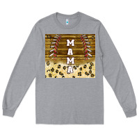 Heather Grey mama baseball sippy cup Long Sleeve Tee - TumblerDesignByShophia