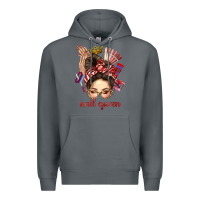 Rock nail queen messy bun with crown bbs Premium Hoodie - BundleAndBundleShop