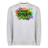 Heather Grey pinch proof St. Patrick's  Day Heavyweight Sweatshirt - HowdyJamesFarm