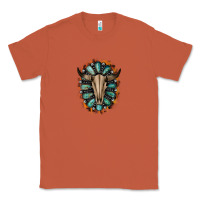 Copper Western Gemstone Bull Skull Classic Tee - Bettercallsaul