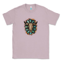 Lilac Western Gemstone Bull Skull Classic Tee - Bettercallsaul